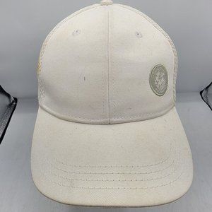 Cariloha Bamboo St Kitts White Hat Cap Adults L/XL Casual Outdoors Fiitted